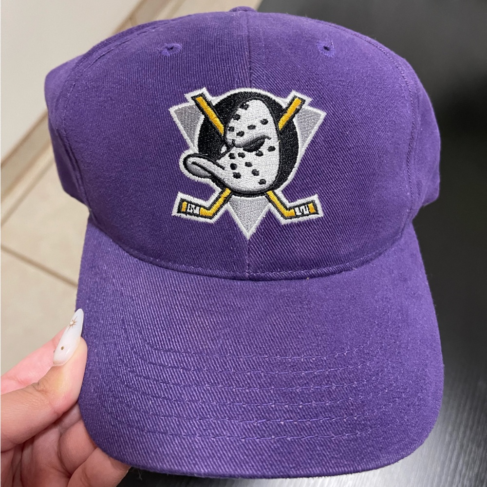 Purple Anaheim Ducks Hat